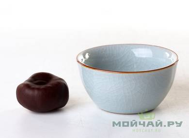 Набор посуды для чайной церемонии из 9 предметов # 25915 селадон: гайвань 125 мл гундаобэй 140 мл сито 6 пиал по 40 мл