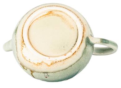 Чайник # 33840 дровяной обжиг ручная роспись керамика Дэхуа 175 мл