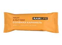 RAW LIFE Орехово-фруктовый батончик "Солёная карамель"